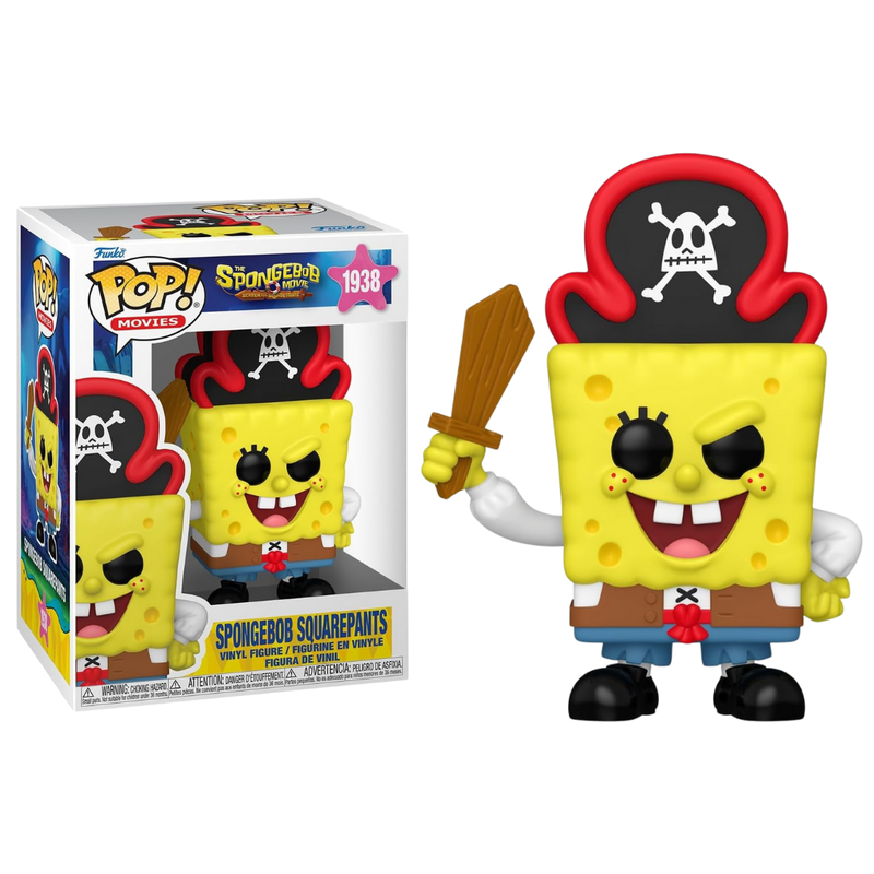 Funko pop! bob esponja la película  bob esponja pirata
