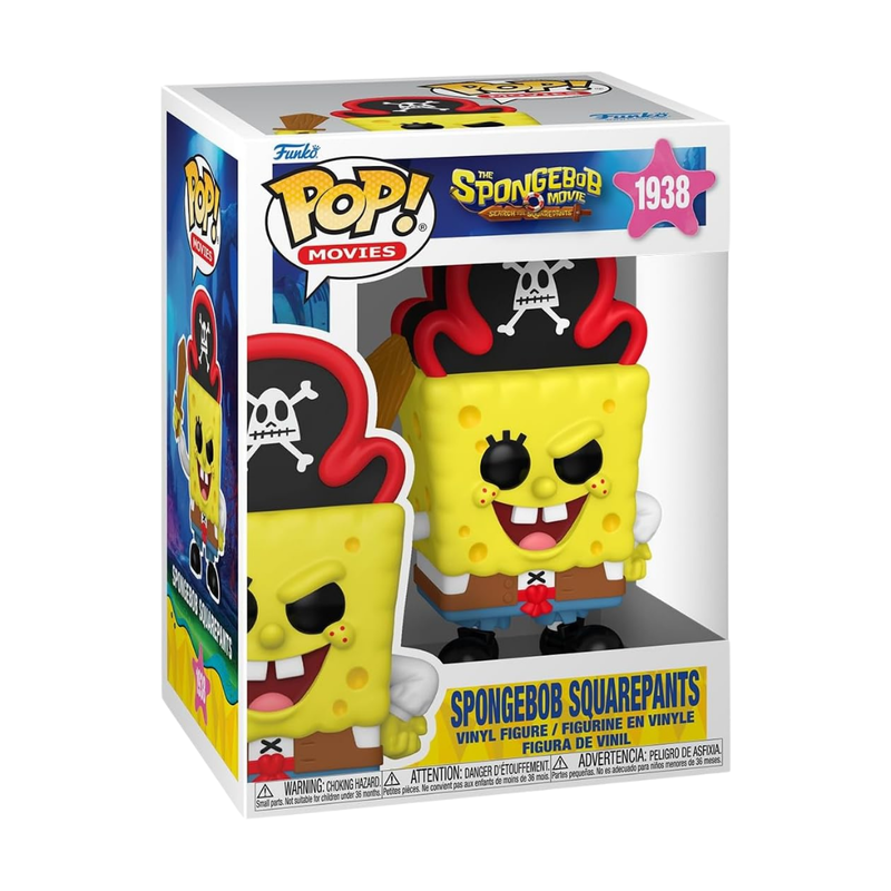 Funko pop! bob esponja la película  bob esponja pirata