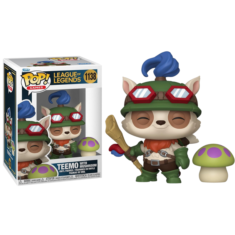 Funko pop! league of legends  teemo con champión