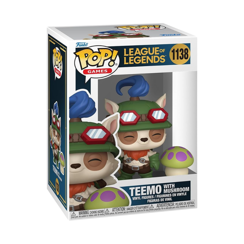 Funko pop! league of legends  teemo con champión