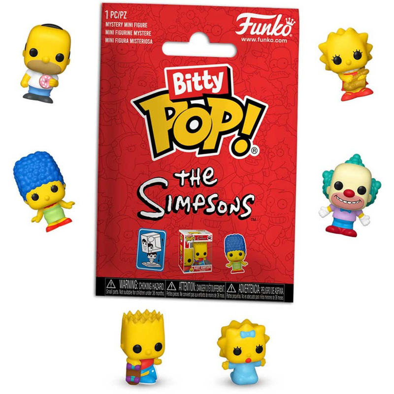 Funko bitty pop! los simpson - sobre sorpresa
