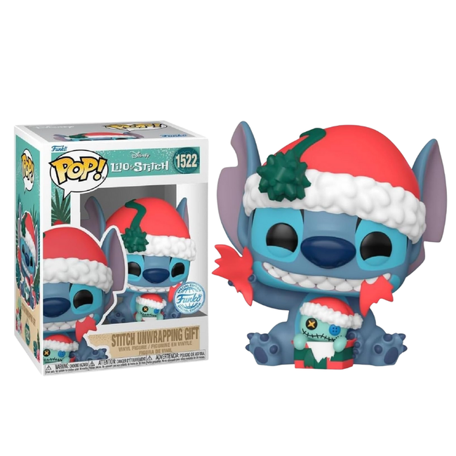 Funko pop! lilo & stitch - stitch desenvolviendo regalo (edición especial) Hover Image