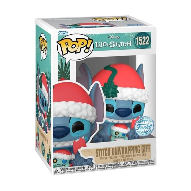Funko pop! lilo & stitch - stitch desenvolviendo regalo (edición especial) Main Image