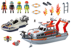 Playmobil - rescate marítimo: rescate de bomberos con barco