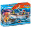 Playmobil - rescate marítimo: rescate de bomberos con barco