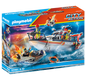 Playmobil - rescate marítimo: rescate de bomberos con barco