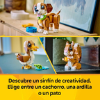 Lego creator 3en1: simpáticos animales - cachorro juguetón