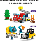 Lego duplo - moto de policía azul