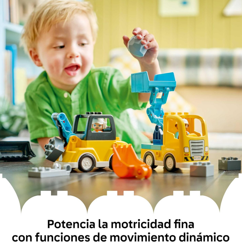 Lego duplo - vehículos de construcción 3 en 1