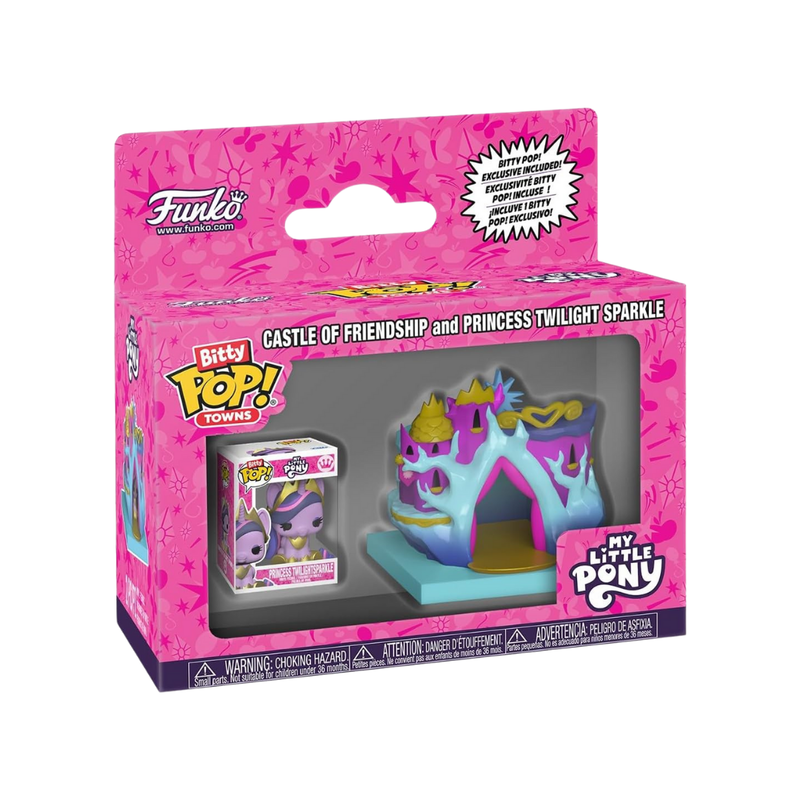 Funko bitty pop! town: my little pony - castillo de la amistad