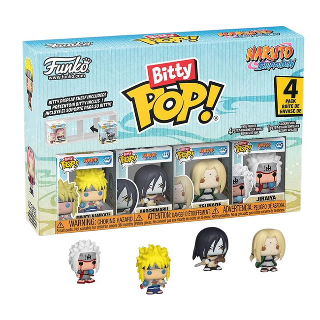 Funko bitty pop! naruto shippuden team 2 (pack 4) Hover Image