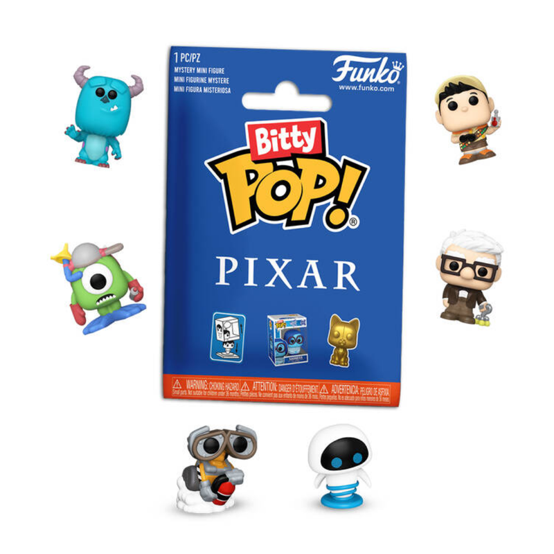 Funko bitty pop! disney: pixar - sobre sorpresa