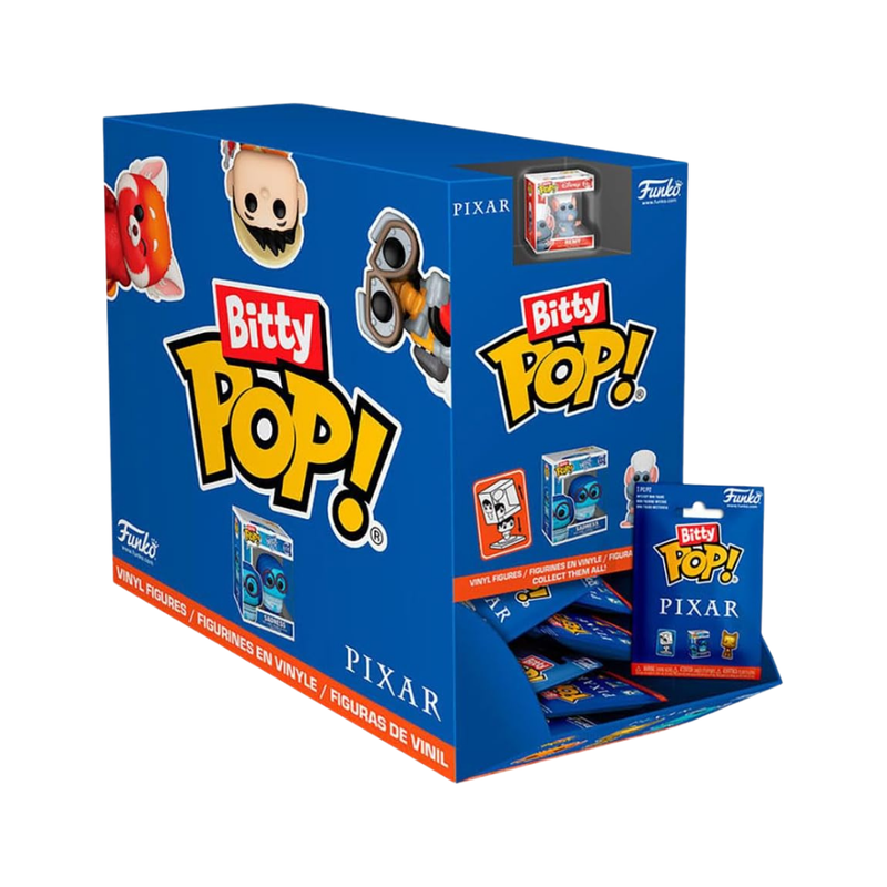 Funko bitty pop! disney: pixar - pack de 3 sobres sorpresa