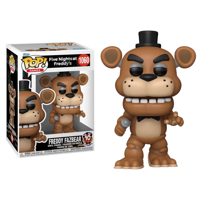 Funko pop! five nights at freddy's  freddy fazbear (10 years)