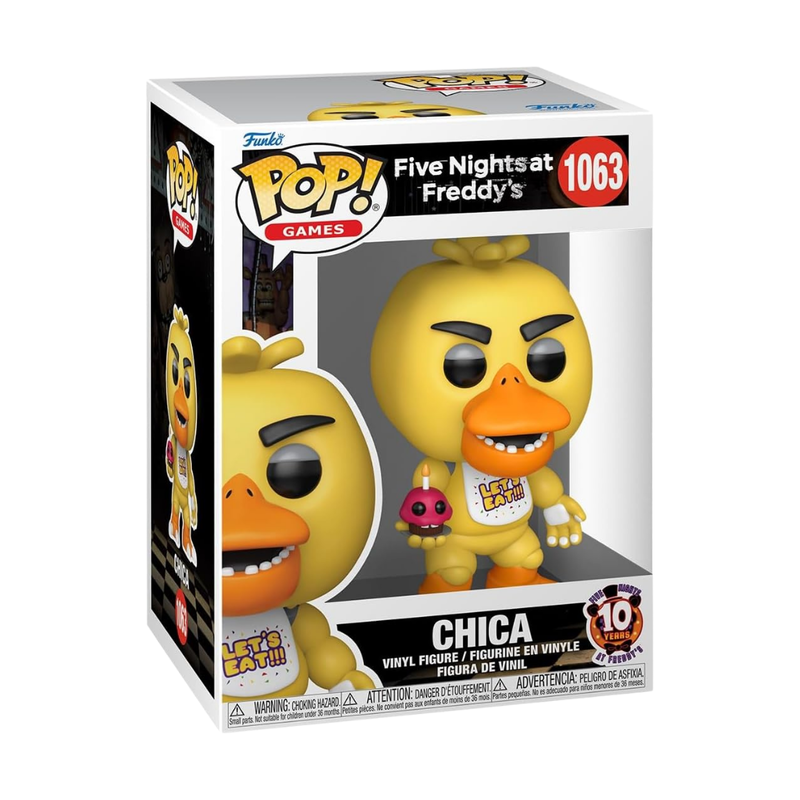 Funko pop! five nights at freddy's  chica (10 years)