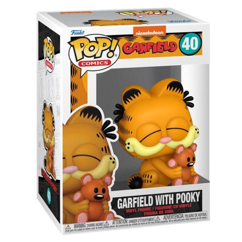 Funko pop! garfield  garfield con pooky