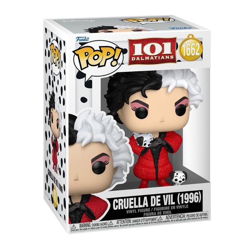 Funko pop! disney: 101 dálmatas (1996)  cruella de vil
