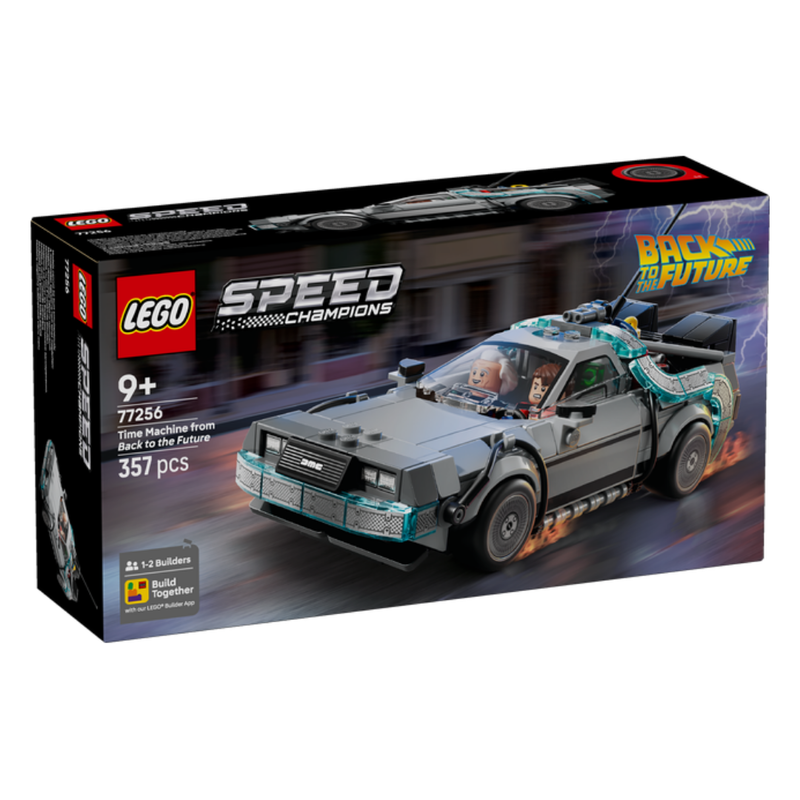 Lego speed champions: regreso al futuro - máquina del tiempo