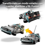 Lego speed champions: regreso al futuro - máquina del tiempo