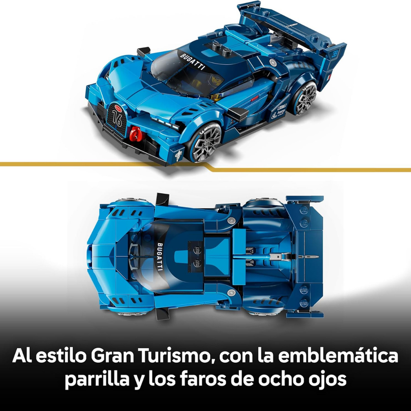 Lego speed champions - coche hiperdeportivo bugatti vision gt
