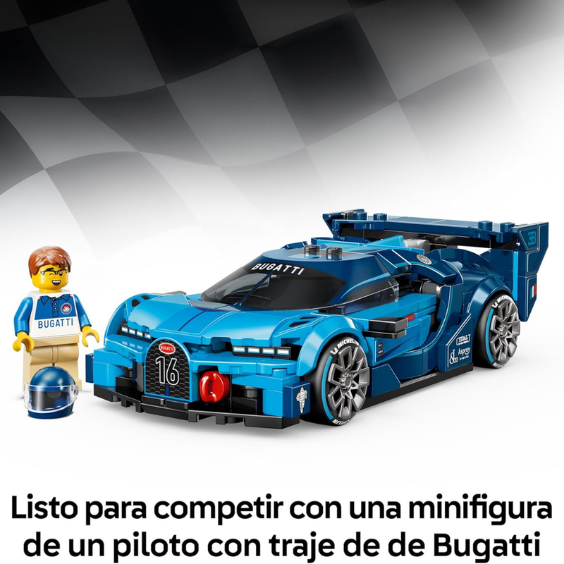 Lego speed champions - coche hiperdeportivo bugatti vision gt