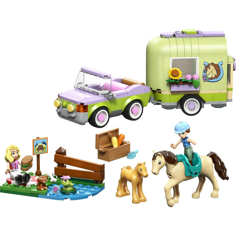 Lego friends - remolque para caballo y potrillo