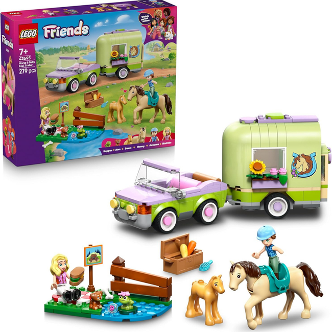 Lego friends - remolque para caballo y potrillo Main Image