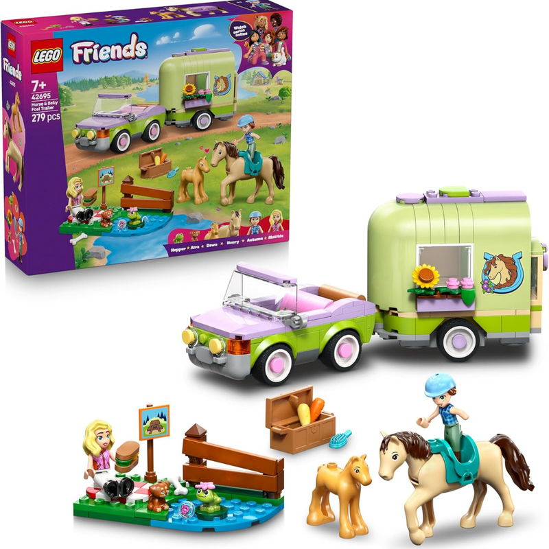Lego friends - remolque para caballo y potrillo