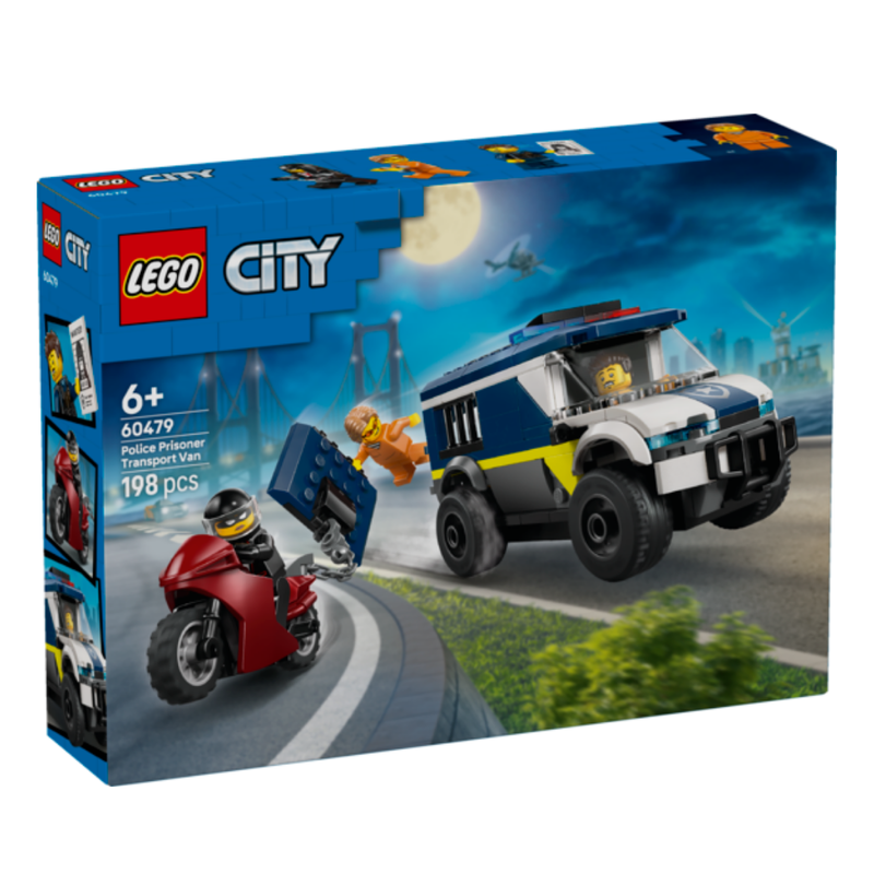 Lego city - furgoneta de transporte penitenciario de policía