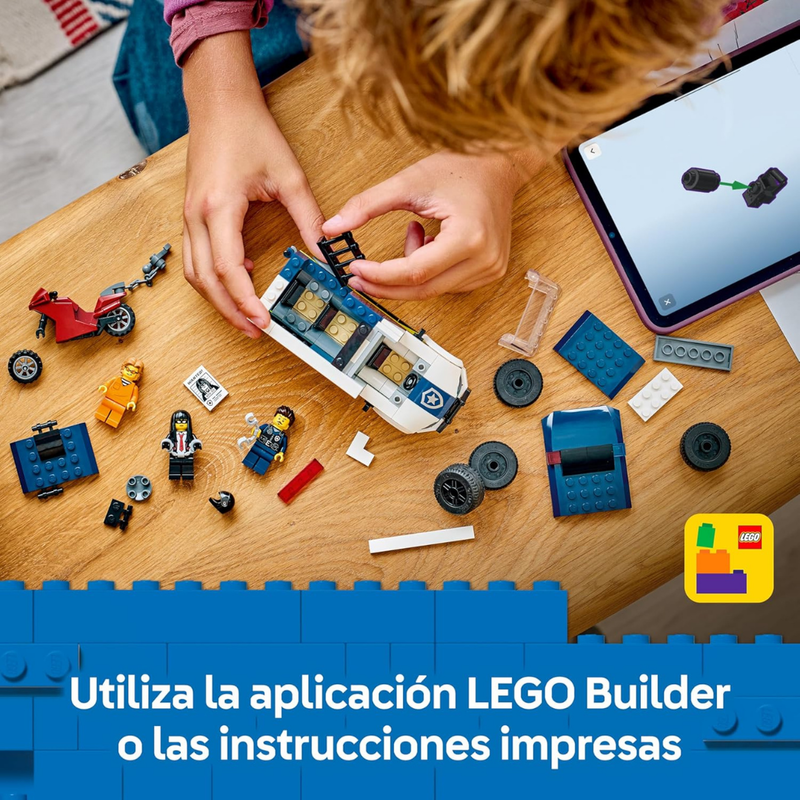 Lego city - furgoneta de transporte penitenciario de policía