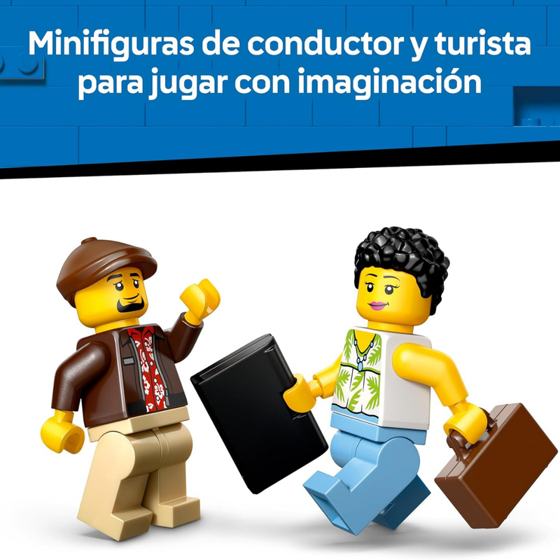 Lego city - taxi amarillo