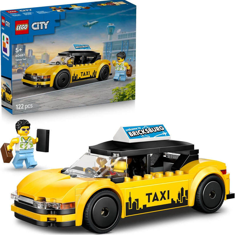 Lego city - taxi amarillo