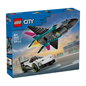 Lego city - jet vs coche