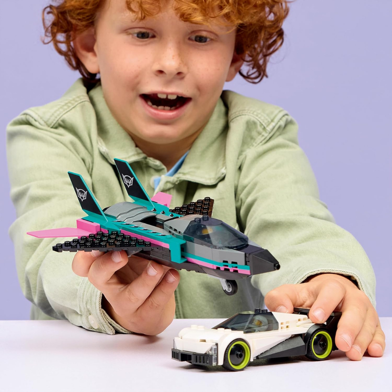 Lego city - jet vs coche