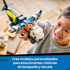 Lego city - remix: avión, camión técnico y aerodeslizador