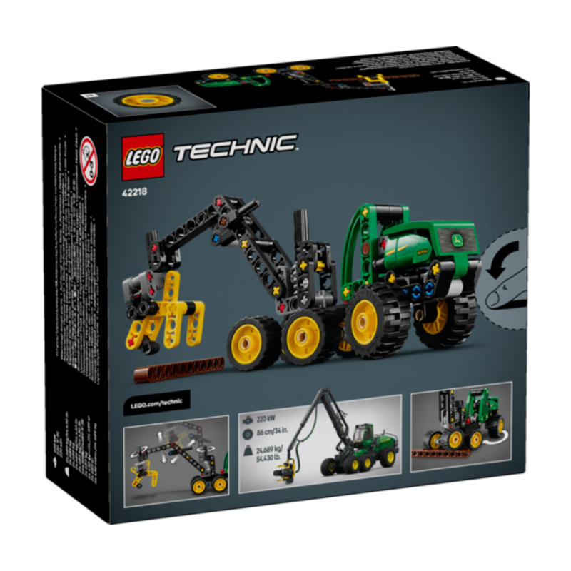 Lego technic - cosechadora con ruedas john deere 1470h