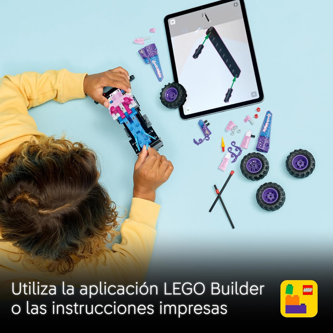 Lego technic: monster jam - sparkle smash con motor de carga manual Hover Image