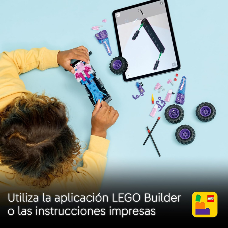 Lego technic: monster jam - sparkle smash con motor de carga manual