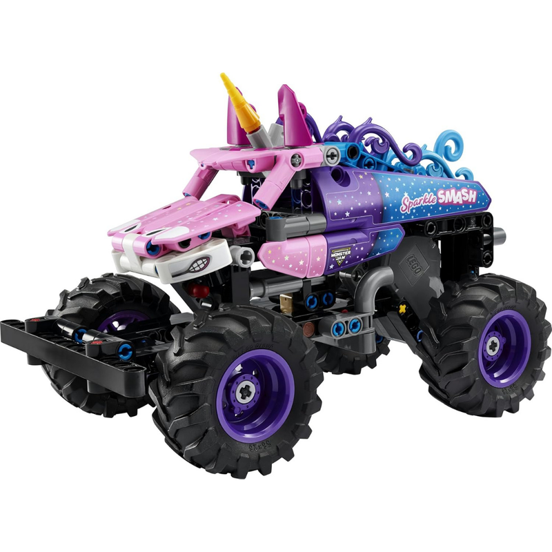 Lego technic: monster jam - sparkle smash con motor de carga manual