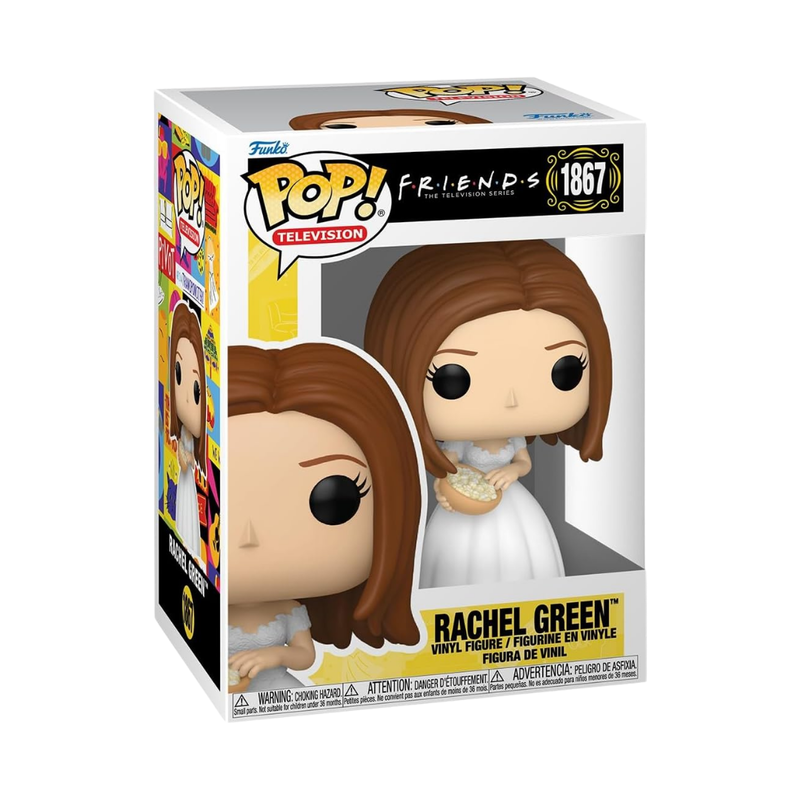 Funko pop! friends - rachel green vestida de novia