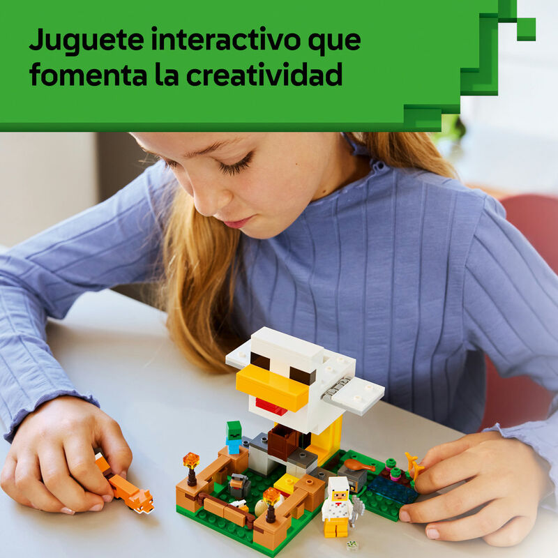 Lego minecraft - la granja de gallinas