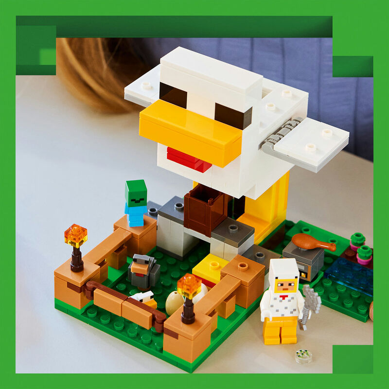 Lego minecraft - la granja de gallinas