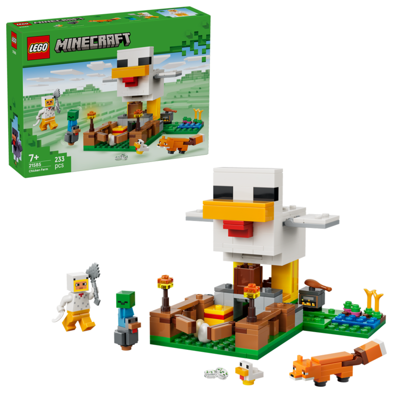 Lego minecraft - la granja de gallinas