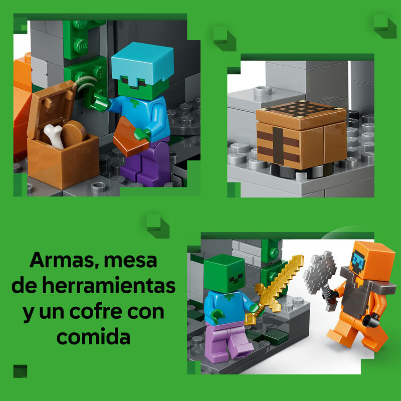Lego minecraft - la mazmorra de zombis