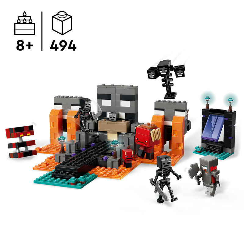 Lego minecraft - la batalla contra el wither
