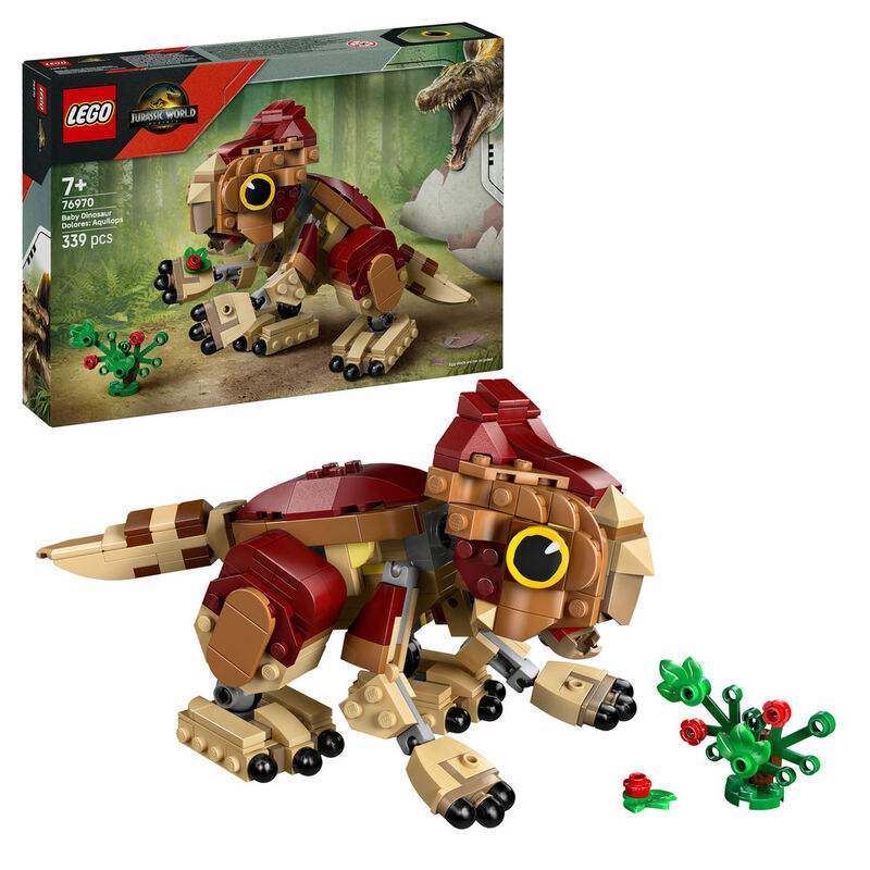 Lego jurassic world  dolores bebé: aquilops