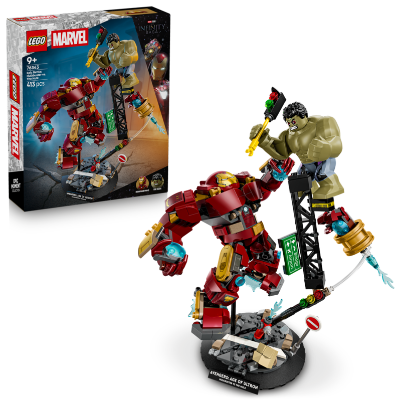 Lego marvel - batalla legendaria: hulkbuster vs hulk
