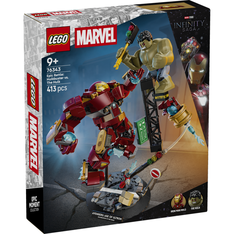 Lego marvel - batalla legendaria: hulkbuster vs hulk