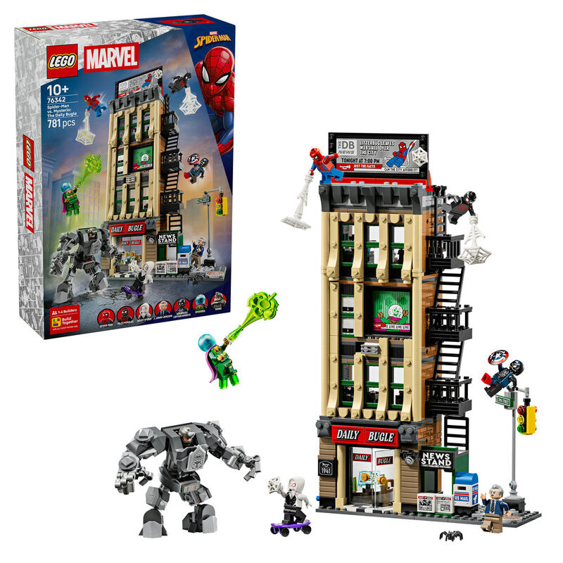 Lego marvel - spider-man vs mysterio: el daily bugle