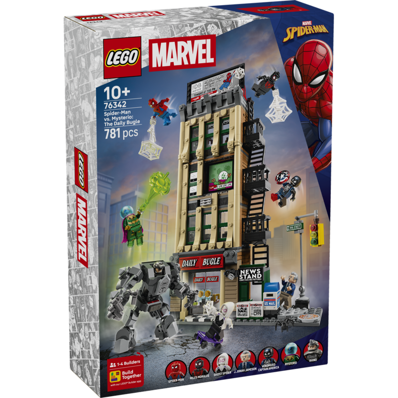 Lego marvel - spider-man vs mysterio: el daily bugle